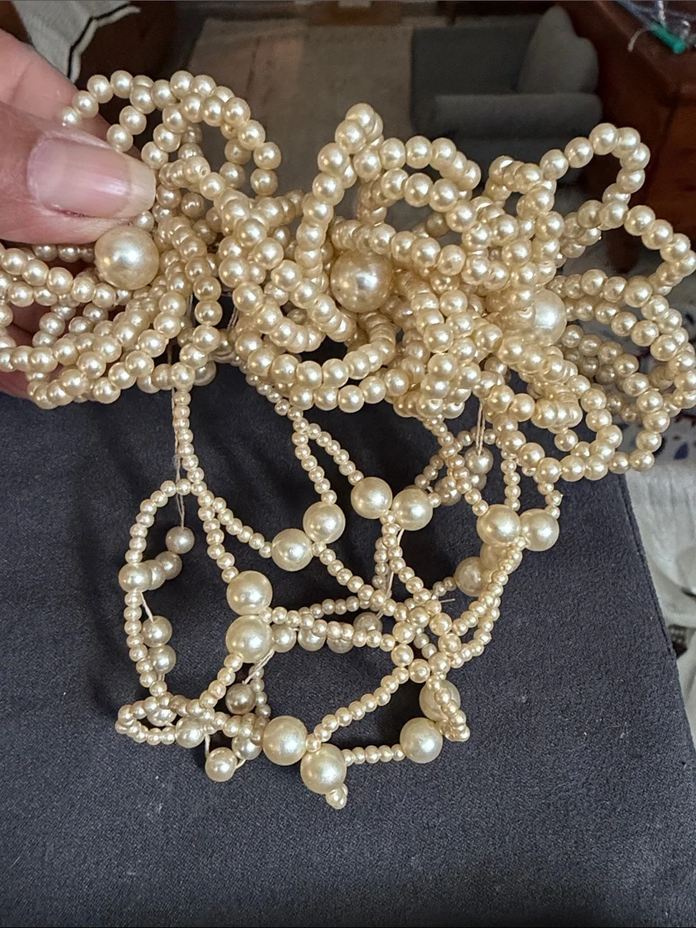 Vintage Pearl Accent Hair Clip Set – Women's Fashion Hair Accessories
